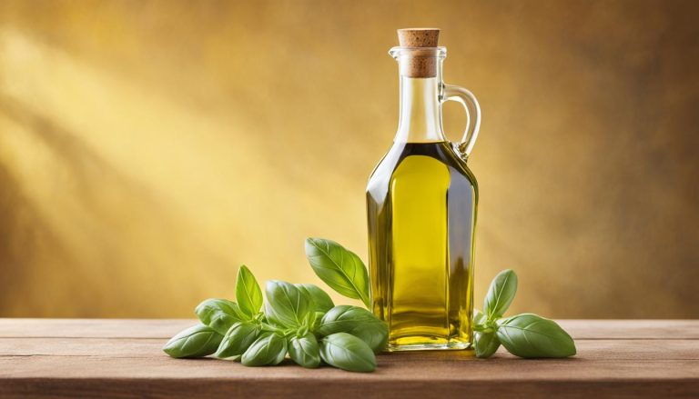 Aceite de oliva aromatizado con Albahaca