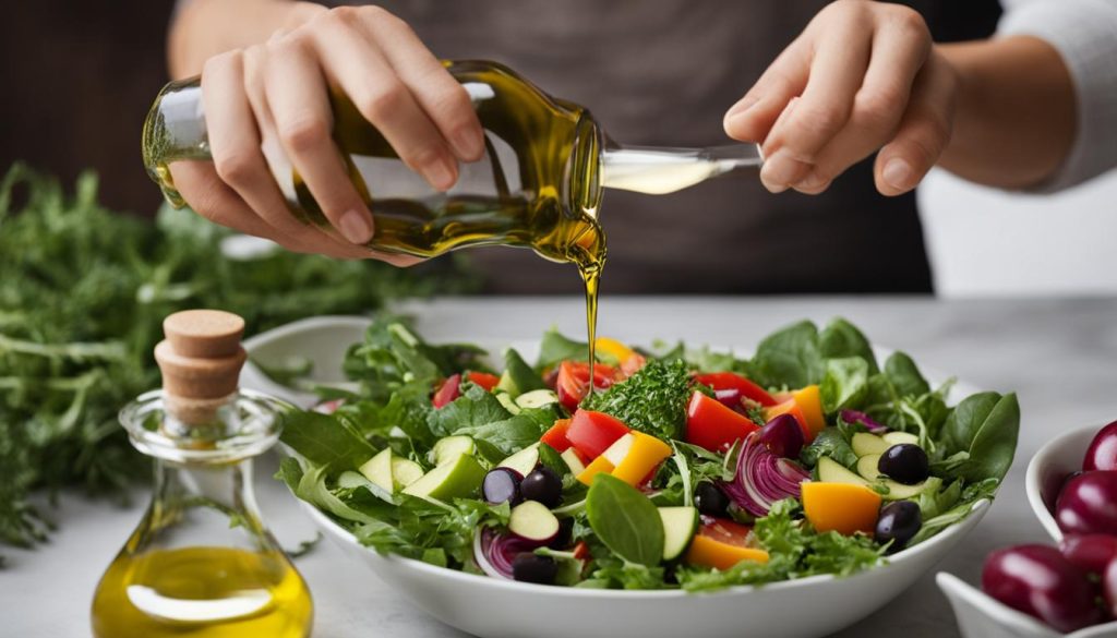 cómo usar el aceite de oliva en ensaladas