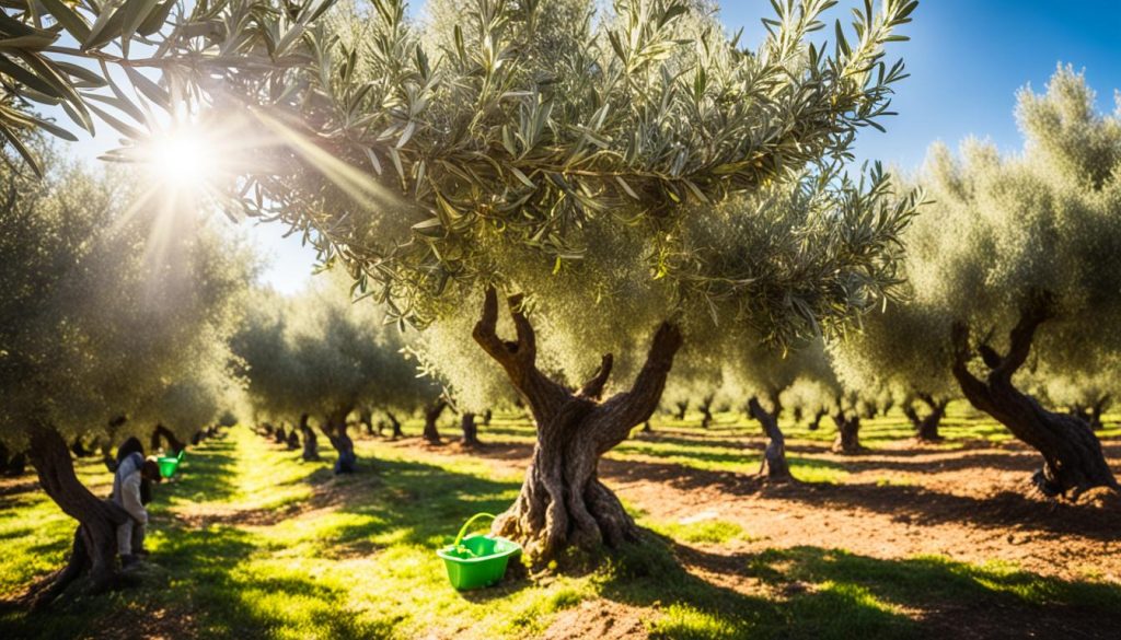 Producción de aceite de oliva