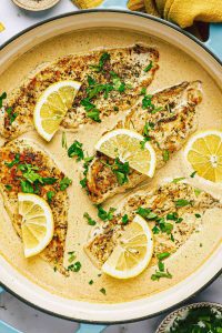 Pollo al limón con aceite de oliva virgen extra
