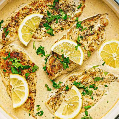 Pollo al limón con aceite de oliva virgen extra